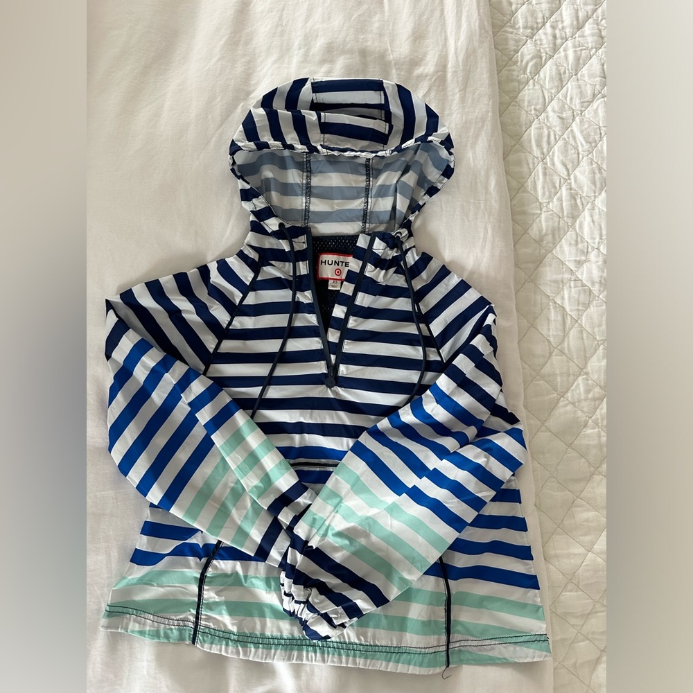 Hunter for Target pullover quarter zip rain jacket